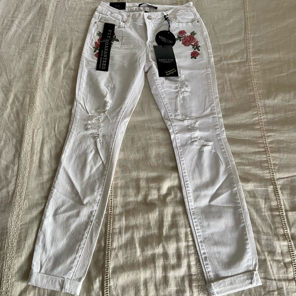Embroidered jeans